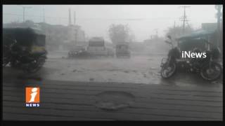 People's Suffer Due To Unseasonal Heavy Rain In Adilabad  | Telangana | iNews