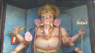 72 Feet Doondi Ganesh Ready From Immersion | Vijayawada | iNews