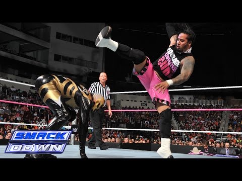 6-Man Tag Team Match- SmackDown, Oct. 24, 2014 - WWE Wrestling Video