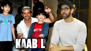 Hrithik Roshan OPENS On Hridhaan & Hrehaan's Reaction After Watching KAABIL
