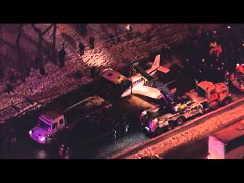 Small Plane Lands on NYC Highway News Video