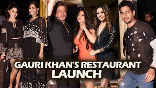 Gauri Khan's Restaurant Launch - Full Video - Shahrukh Khan, Suhana, Sidharth, Jacqueline, Sonam