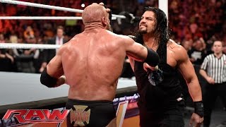 Roman Reigns brutalizes Triple H: Raw
