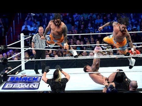 CM Punk & The Usos vs. The Shield - Six-Man Tag Team Match- SmackDown, Jan. 3, 2014 - WWE Wrestling Video