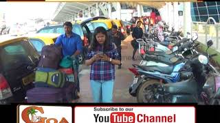 Bikes On Footpath Irks Pedestrians At Goa Airport