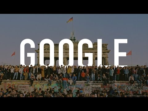 The 25th Anniversary of the Fall of the Berlin Wall Google Doodle