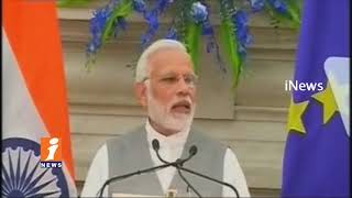 PM Narendra Modi Speech At Press Conference With European Council & European | iNews