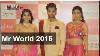 "Mr World 2016" Rohit Khandelwal Shows Wedding Collection Along with Actress Nikitha Narayan stills