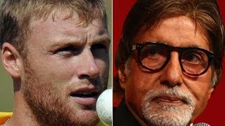 After England Win, Jubilant Andrew Flintoff Baits Amitabh Bachchan in Round 2 - Sports News Video