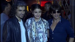 Shah Rukh Khan Imtiaz Ali and Anushka Sharma Spotted At Lord Of The Drinks
