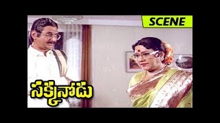 Shoban Babu Action Intro - Gollapudi And Varalakshmi Superb Comedy - Sakkanodu Movie Scenes