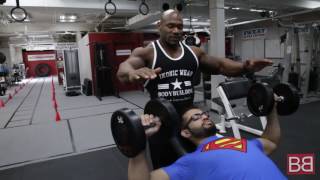 How to- INCLINE DUMBBELL PRESS with Fred BIGGIE Smalls! (Pro Series)