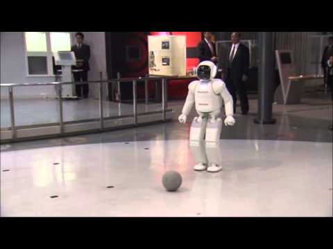 Raw- Obama Plays Soccer With Japanese Robot News Video
