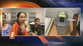 New Model EVM VVPAT Machines Demo In Nandyal | ToImplement In Nandyal By Election | iNews