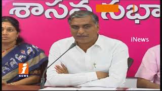 Congress Party Interested Protests Then Debate in Assembly | Harish Rao | iNews