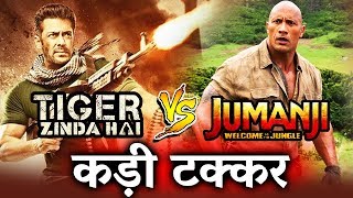 Salman's Tiger Zinda Hai Vs Dwayne Johnson Jumanji - BIG CLASH