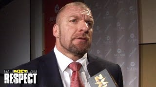 Triple H on what TakeOver: Respect was all about: WWE Exclusive, October 8, 2015