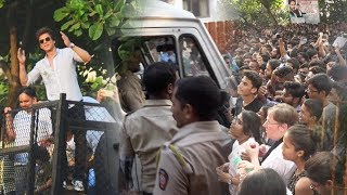 Police Latthi Charge On Shahrukh Khan's Fans At Mannat | 52nd Birthday Celebration