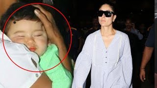 Kareena Kapoor And Sleeping Taimur Ali Khan SPOTTED At Airport