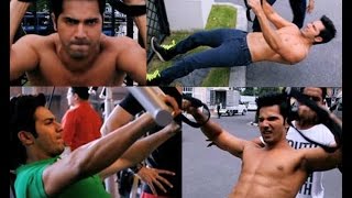 Actor Varun Dhawan Shares Heavy Workout Video On Youtube