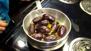stuffed eggplant, stuffed brinjal, bharve baingan, easy eggplant recipe
