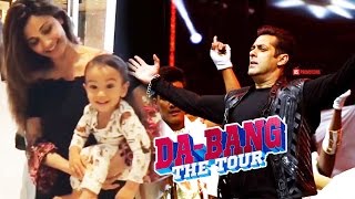 Daisy Shah Plays With Salman's Nephew AHIL, Salman Khan In Australia For Da-bang Tour 2017