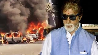 3 Cars Catch FIRE Near Amitabh Bachchan's Juhu Bungalow - Video