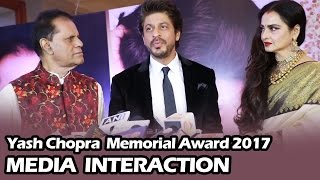 Shahrukh Khan At Yash Chopra Memorial Award 2017 - Full Media Interaction