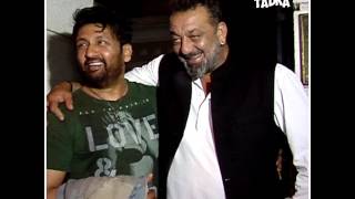 Sanjay Dutt spotted outside his residence