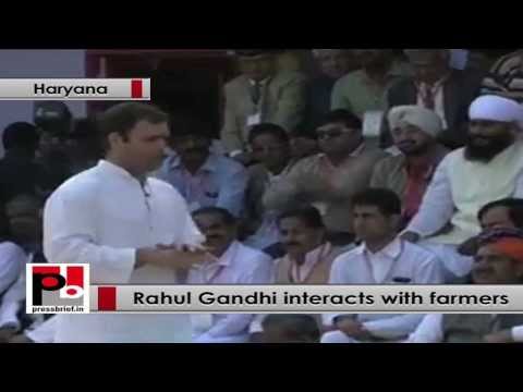 Rahul Gandhi to farmers- We want 50% women in Parliament, Assemblies