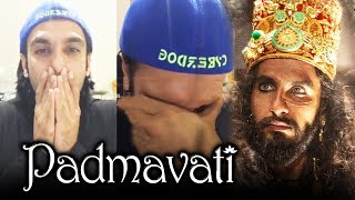 Ranveer Singh CRIES Watching Padmavati Trailer