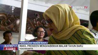 JK Habiskan Malam Tahun Baru di Yogyakarta