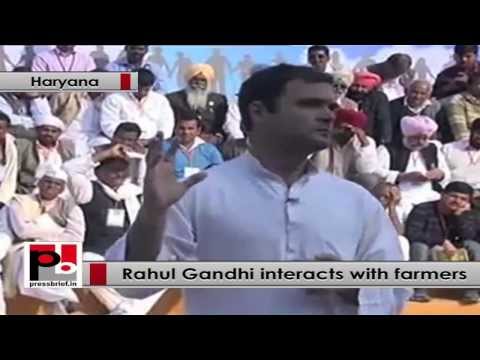 Rahul Gandhi to farmers- We want everyone in our country is happy