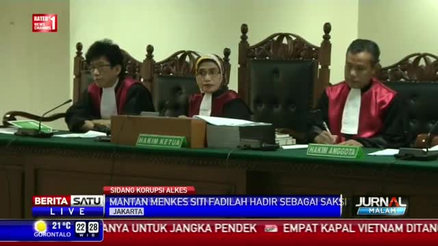 Mantan Menkes Siti Fadilah Jadi Saksi Kasus Korupsi Alkes