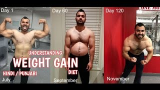 Understanding WEIGHT GAIN BULKING DIET! (Hindi / Punjabi)