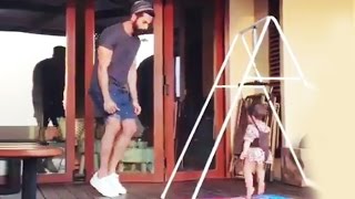 Shahid Kapoor DANCES With Daughter Misha - Just Adorable - Video