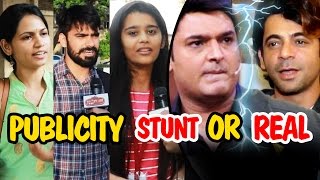 Publicity Stunt Or Reality - Kapil Sharma V/s Sunil Grover Fight - Public Reacts