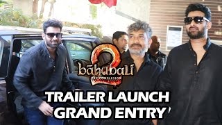 Baahubali 2 Trailer Launch - GRAND ENTRY - Prabhas, Rana Daggubati, SS Rajamouli