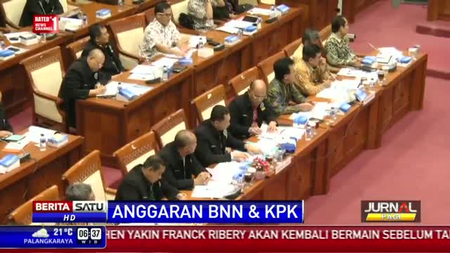 Komisi III DPR Rapat Anggaran BNN dan KPK