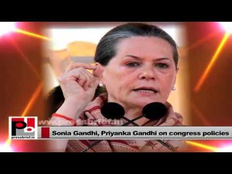 Sonia Gandhi and Priyanka Gandhi --real mass leaders who easily connect with aam aadmi