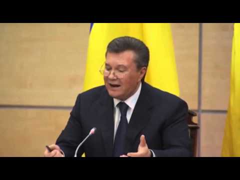 Ukraine's Fugitive President 'Did Not Flee' News Video