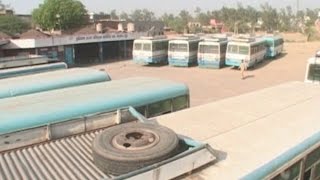 रोडवेज की बसों का चक्का जाम, पहियों की रफ्तार पर सस्पेंस बरकरार