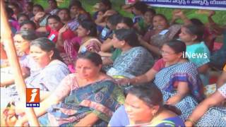 Anganwadi Workers Dharna at  Allure Collectorate || iNews