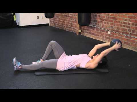 How to Do a Medicine Ball Toe Touch : - Training Exercises