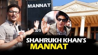 Shahrukh Khan's LAVISH Bungalow - MANNAT - Watch Video