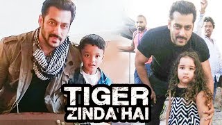 Salman Khan With Little Fans On Tiger Zinda Hai Sets In Morocco