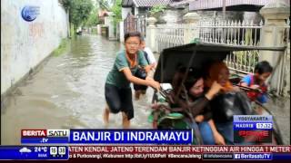 Banjir Rendam Ratusan Rumah di Pantura Indramayu