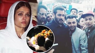 Aishwarya Rai TEARY Eyed At Father's Last Rites, Salman Khan Poses With Fans In Austria