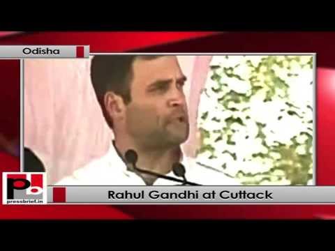 Rahul Gandhi speaks at Cuttack rally, slams Odisha Government