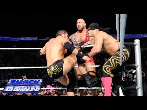Los Matadores vs. Curtis Axel & Ryback- SmackDown, Jan. 24, 2014 - WWE Wrestling Video